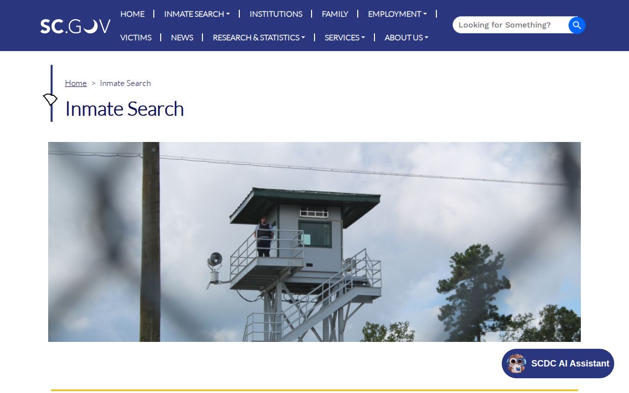 Sumter County release date lookup and SCDC current-search limits